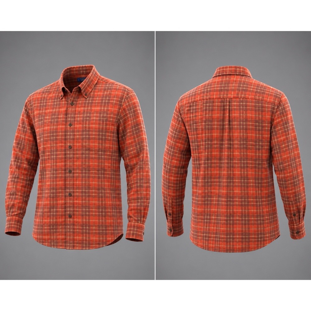 Pendleton Canterbury Cloth Shirt Mens Large Wool/Cotton Plaid Button Down